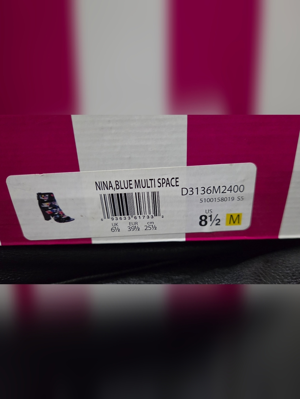 Circus by Sam Edelman Multicolor Strappy Block Heel Sandals Sz8.5 - Picture 9 of 10